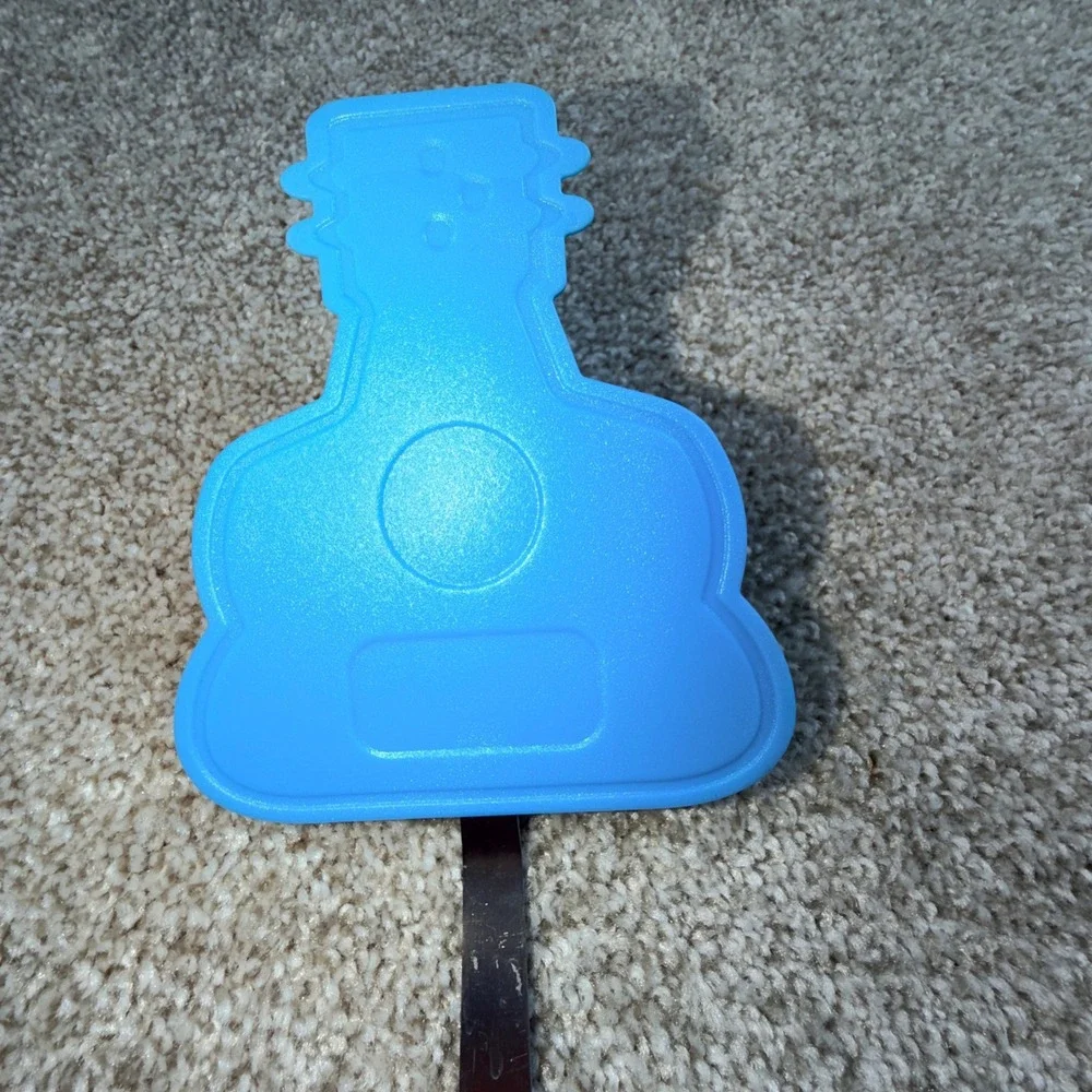 Blue Silicone Acoustic Guitar‎ Spatula Music Theme Kitchen Turner Flipper